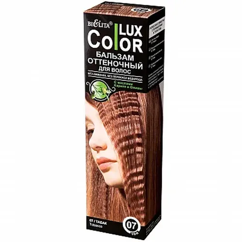 Оттеночный бальзам для волос Belita "Color Lux" 07 "Табак"