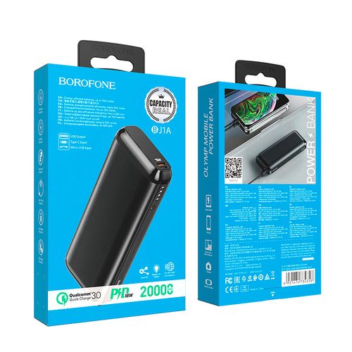 Портативный аккумулятор Borofone BJ1A PD+QC3.0 — 20000mAh, фото