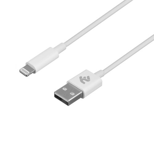 Кабель 2E USB 2.4 to Lightning Cable Molding Type, Белый, купить недорого