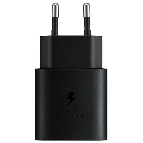 Tarmoqli zaryadlovchi qurilma SAMSUNG USB Type-C 25 Vt, Black