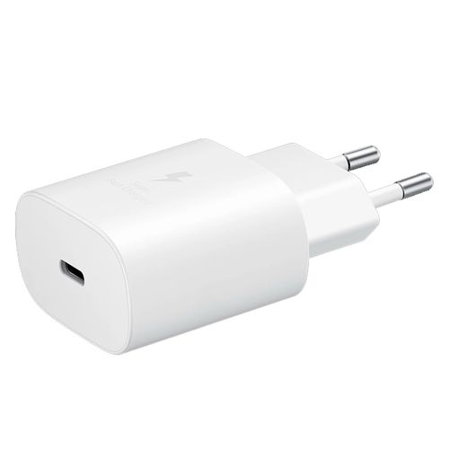 Tarmoqli zaryadlovchi qurilma SAMSUNG USB Type-C 25 Vt, White, фото