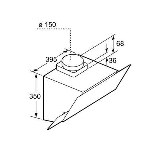 Вытяжка Bosch DWK065G60T, Черный, фото