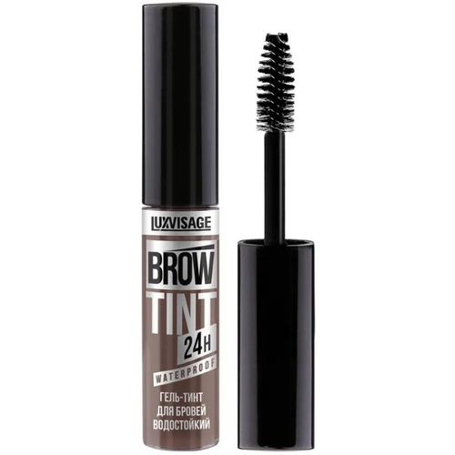 Гель-тинт для бровей waterproof 24H Brow Tint, Коричневый-пепел, 5 мл