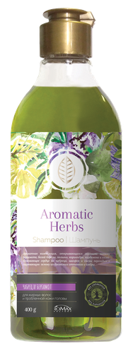 Шампунь Aromatic Herbs Чабрец и Бергамот, 400 мл