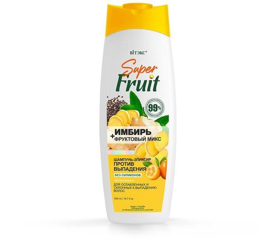 Soch uchun shampun-eliksir Vitex Super Fruit