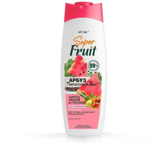 Soch uchun shampun Vitex Super Fruit Tarvuz