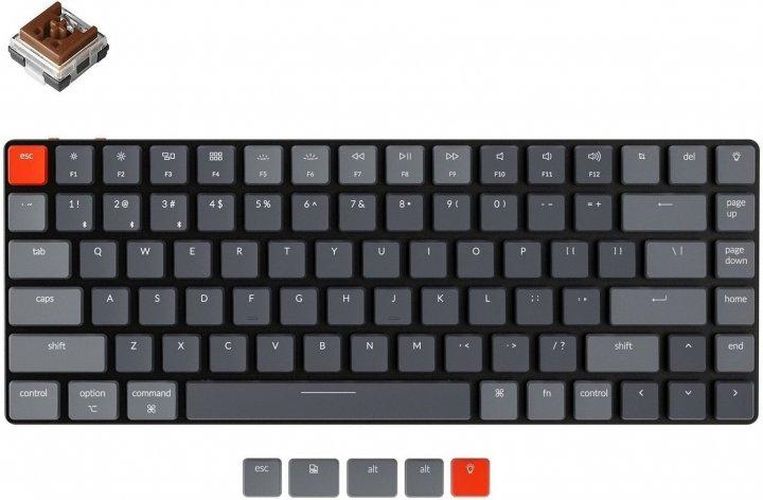 Klaviatura Keychron K3 84 Key Low Profile Hot-Swap Optical RGB