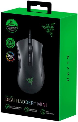 Мышь игровая Razer DeathAdder Essential USB RGB, Черный, sotib olish