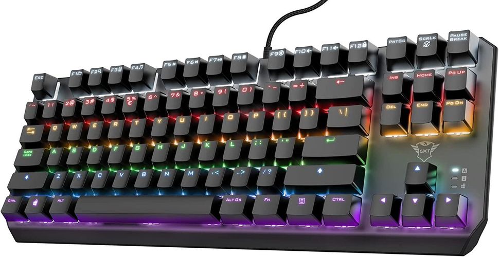 Клавиатура игровая механическая Trust GXT 834 CALLAZ Mechanical Keyboard, Черный, купить недорого