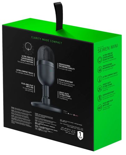 Микрофон Razer Seiren Mini, Черный, фото № 4