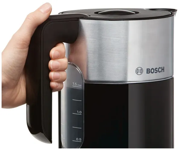 Чайник Bosch TWK8613P, Черный, в Узбекистане