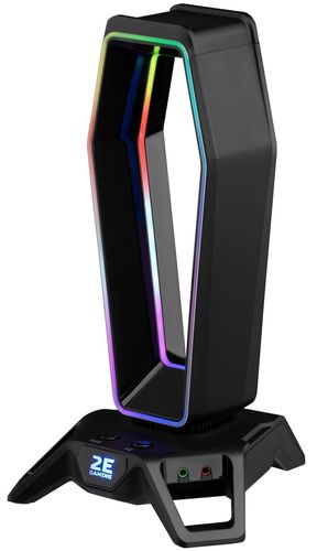 Подставка 3в1 для гарнитуры 2E GAMING GST330 RGB USB 7.1, Черный, в Узбекистане