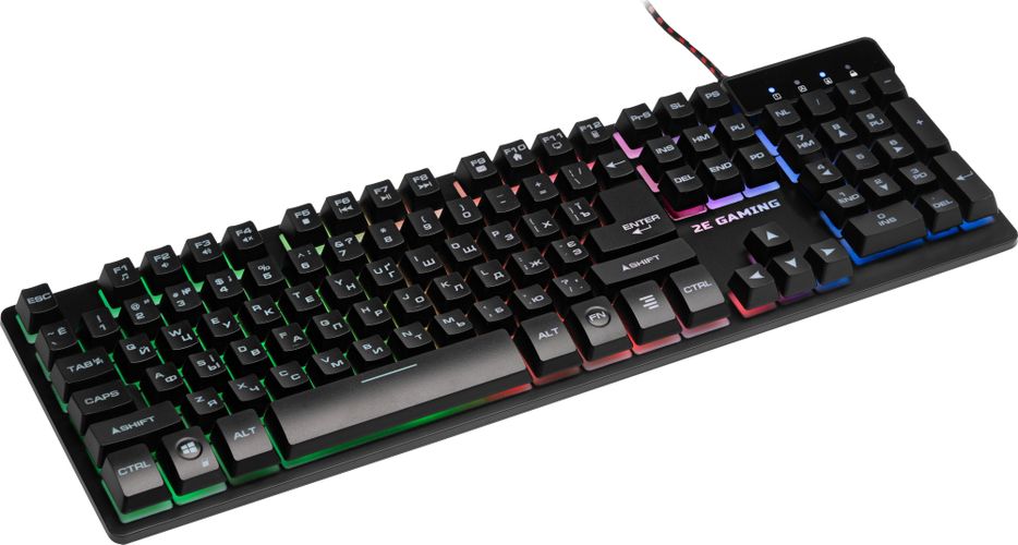 Клавиатура игровая 2E GAMING KG280 LED USB Ukr, Черный, купить недорого