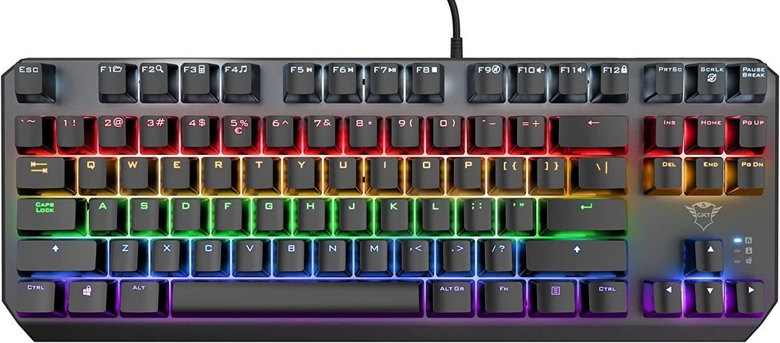 Клавиатура игровая механическая Trust GXT 834 CALLAZ Mechanical Keyboard, Черный