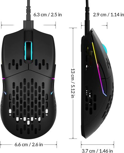 Мышь игровая Keychron M1 Ultra Light Optical, Черный, купить недорого