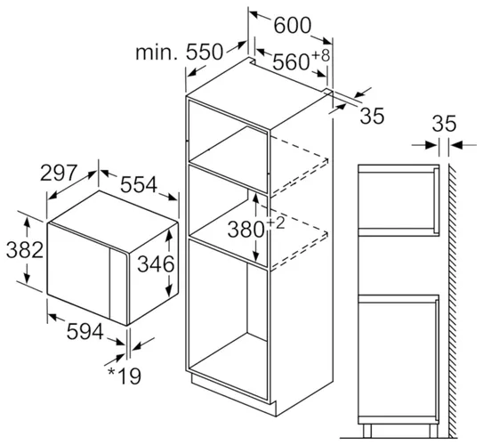 Печь bosch bfl524ms0