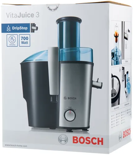 Соковыжималка Bosch MES3500, Стальной, фото № 4