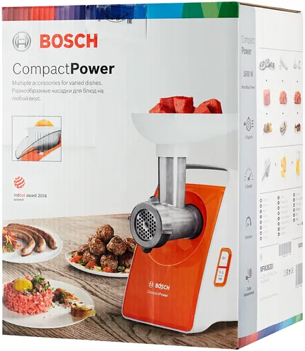 Мясорубка Bosch MFW3630I, Оранжевый, фото