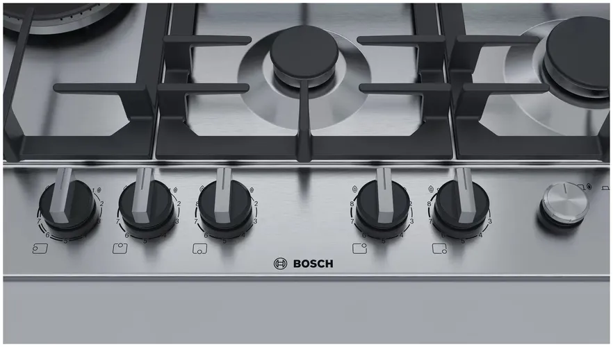 Газовая поверхность Bosch PCS7A5M90, Стальной, купить недорого