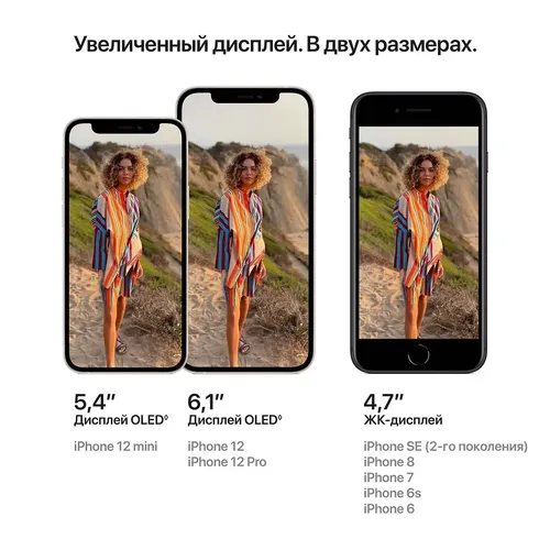 Apple iPhone 12 Смартфон Ceramic Shield Защита от пыли и влаги IP68 Face ID Система 2 камер OLED-дисплей 6,1 дюйма Nano Sim/eSim 128 Гб Green, фото № 4