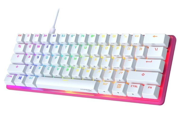 O'yin klaviaturasi Razer Huntsman Mini Mercury Edition Purple Switch US Layout, купить недорого