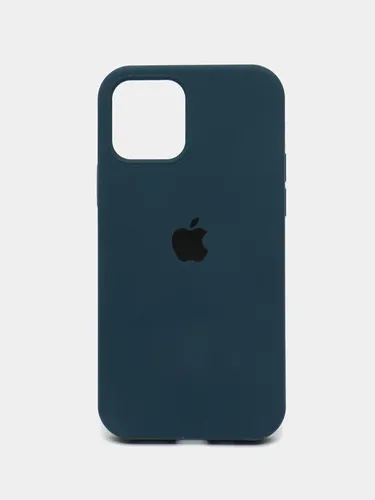Чехол силиконовый Silicone Case для iPhone 14, Синий меланж