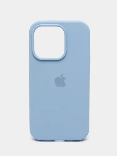 Чехол силиконовый Silicone Case для iPhone 14, Светло-синий