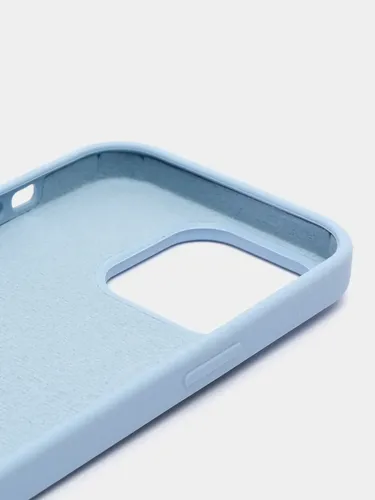 Чехол силиконовый Silicone Case для iPhone 14, Светло-синий, в Узбекистане