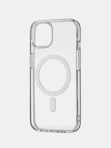 Чехол Magsafe магнитный силиконовый для iphone 14 Pro, Прозрачный, в Узбекистане