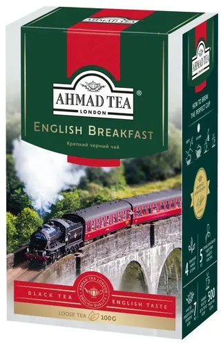 Черный чай листовой Ahmad TEA, Английский завтрак, 100 гр