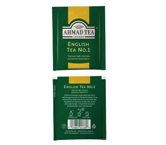 Черный чай Ahmad TEA, 25 шт, №1, купить недорого