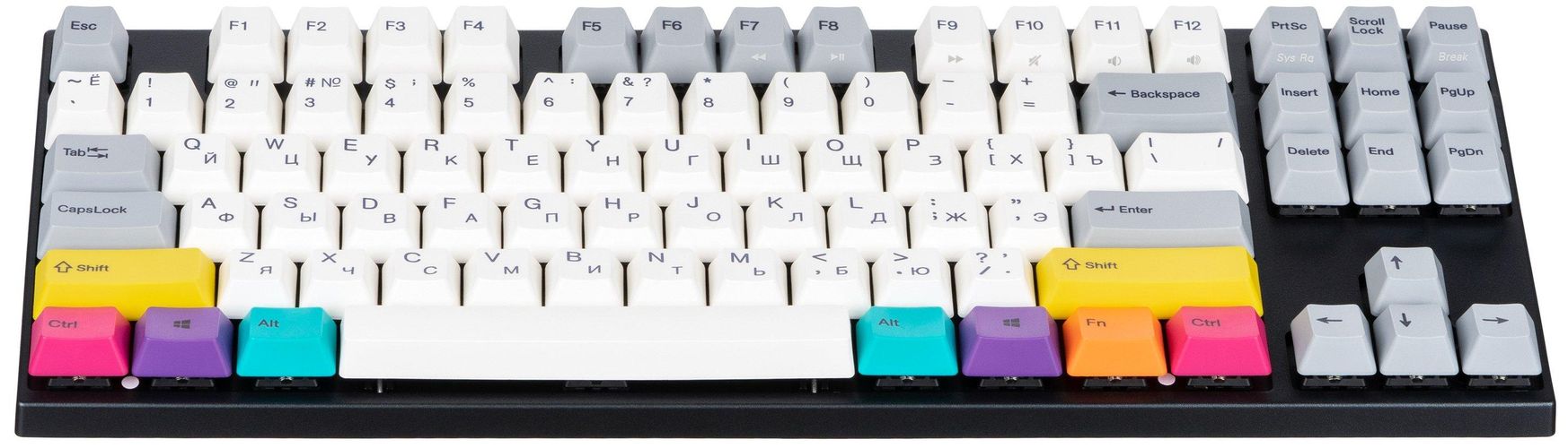 Игровая клавиатура Varmilo MA87M V2 CMYK, EC Rose V2, RU, купить недорого