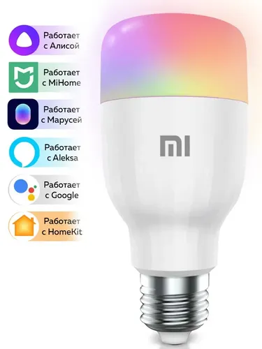 Mi Smart LED Bulb Essential Aqilli Lampochka, Oq