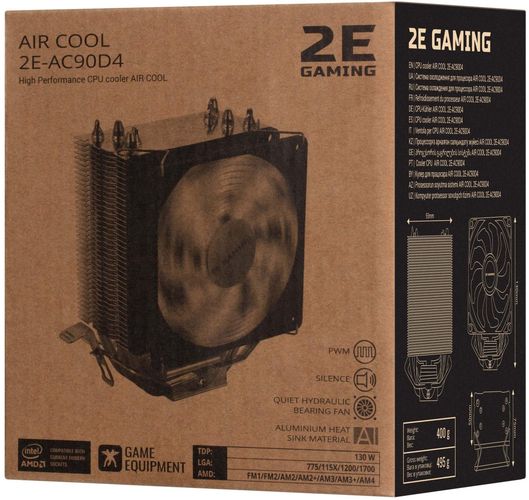 Процессорный кулер 2E Gaming AIR COOL 2E-AC90D4, 30900000 UZS