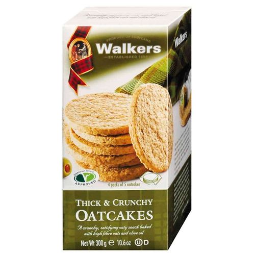 Печенье walkers Thick crunchy oatcakes, купить недорого