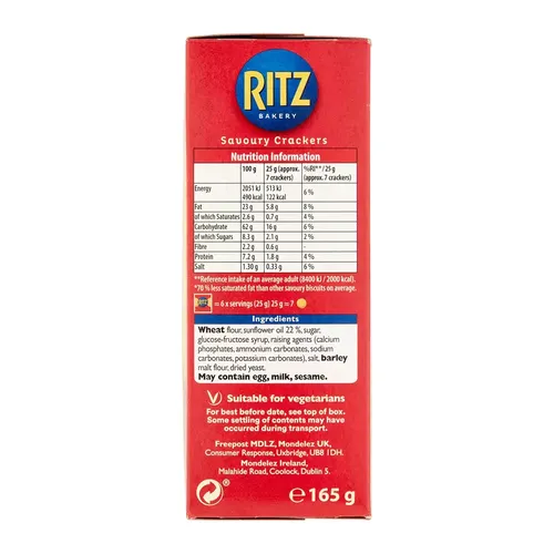 Печенье Ritz the original crackers, в Узбекистане