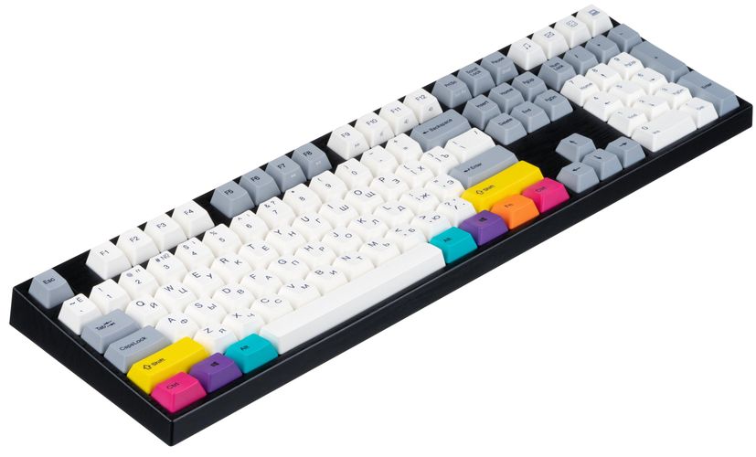 Игровая клавиатура Varmilo MA108M V2 CMYK, EC Rose V2, RU, купить недорого