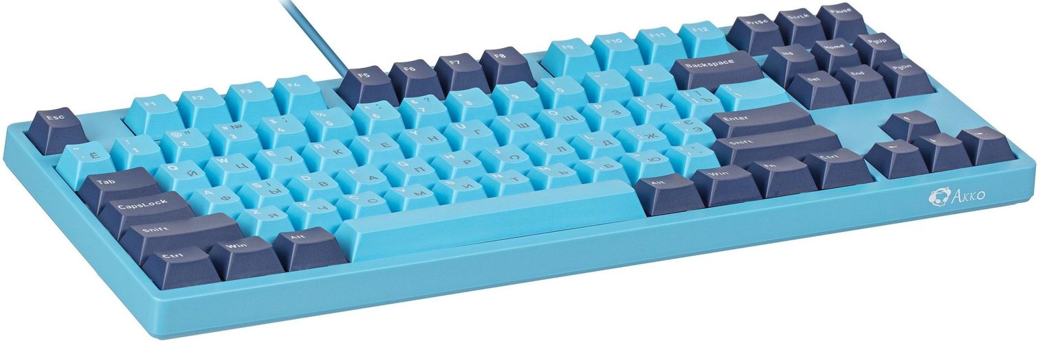 Klaviatura AKKO 3087 Osmon oynasi Cherry MX Red, RU/UA, в Узбекистане