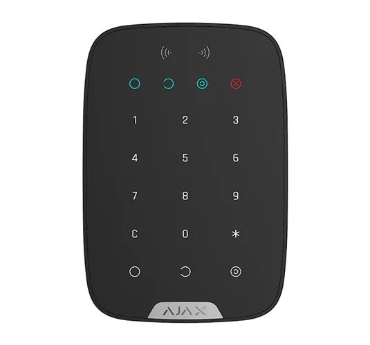 Беспроводная сенсорная клавиатура AJAX KeyPad Plus, Черный