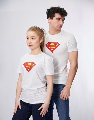 Парный комплект из двух футболок "Superman" FA12-FA13, Белый