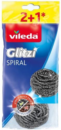 Спиральная металлическая губка Vileda Glitzi Spiral