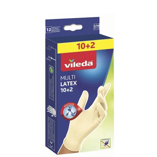 Qo'lqoplar Vileda Multi Latex S/M