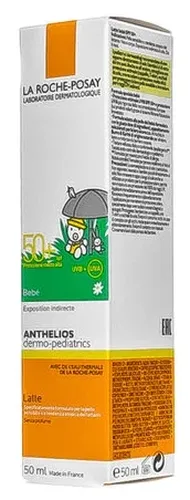 Солнцезащитное молочко La Roche-Posay Anthelios Dermo-Pediatrics SPF50+ для чувствительной кожи младенцев, купить недорого