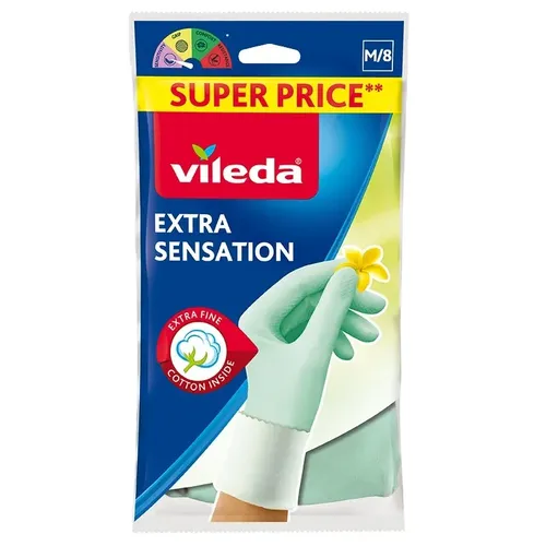 Перчатки Vileda Extra Sensation M
