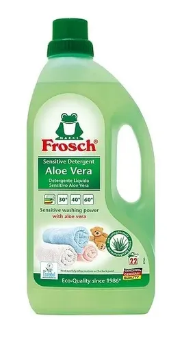 Frosch rangli kiyimlarni yuvish uchun suyuq yuvish vositasi Aloe Vera