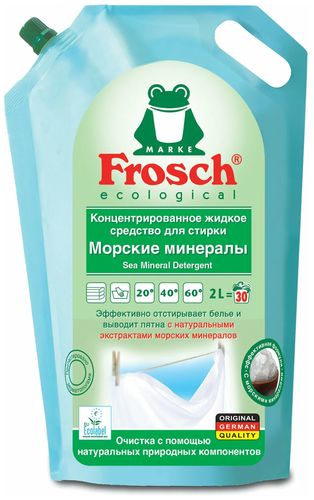 Жидкое средство Frosch для стирки Морские минералы, 2 л