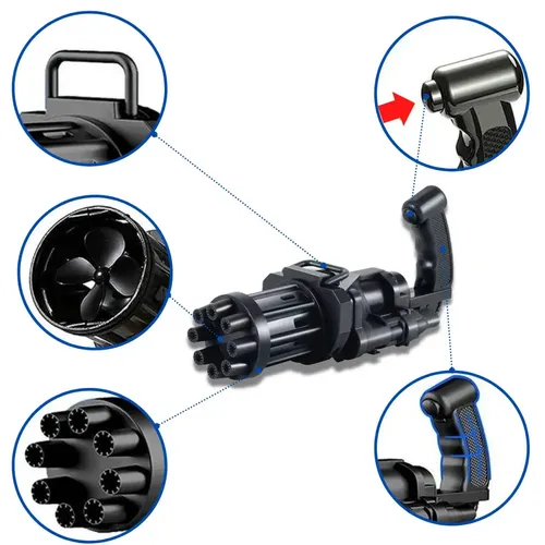 Gatling qurol pufak generatori to'plami, купить недорого