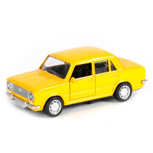 Игрушка машинка металлическая ВАС 2101 Жигули Lada, Желтый, купить недорого