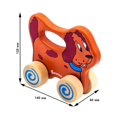 Каталка Alatoys "Собачка" КСБ01, фото