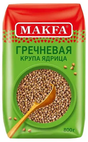 Крупа Гречневая Makfa ядрица, 800 гр